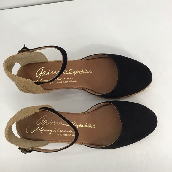 Giamo Espadrilles Women’s Suede Wedge Heel Boho Y2K Made in Spain NWOT Size 41 - Picture 8 of 11